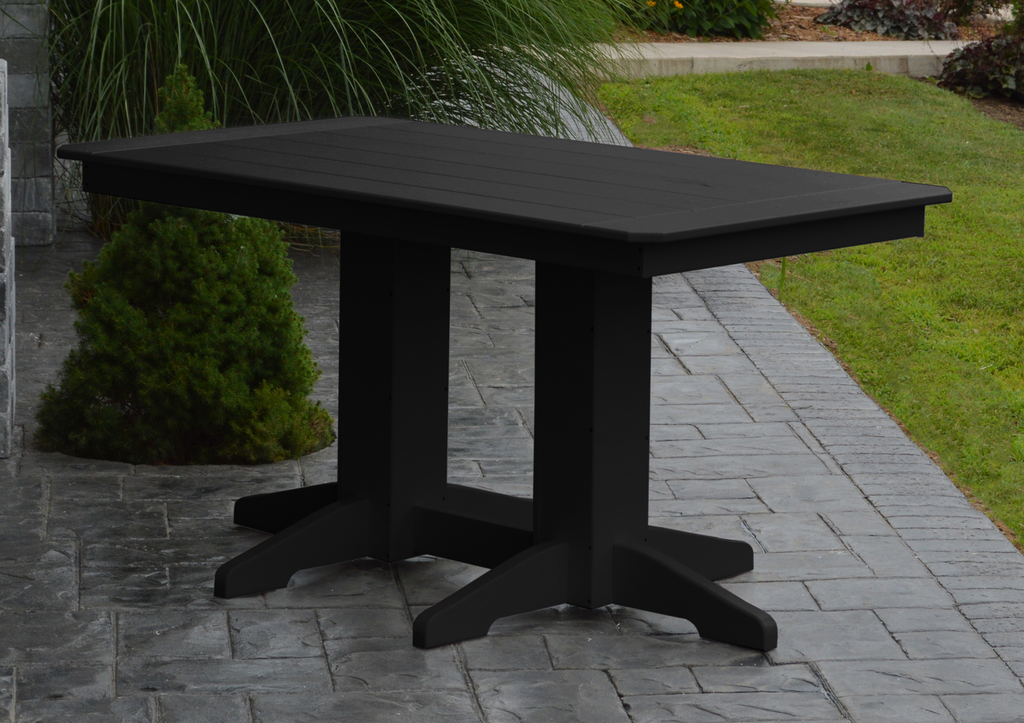 Bryton Park Poly Furniture Recycled Plastic 5' Dining Table (DINING HEIGHT) - LEAD TIME TO SHIP 10 BUSINESS DAYS