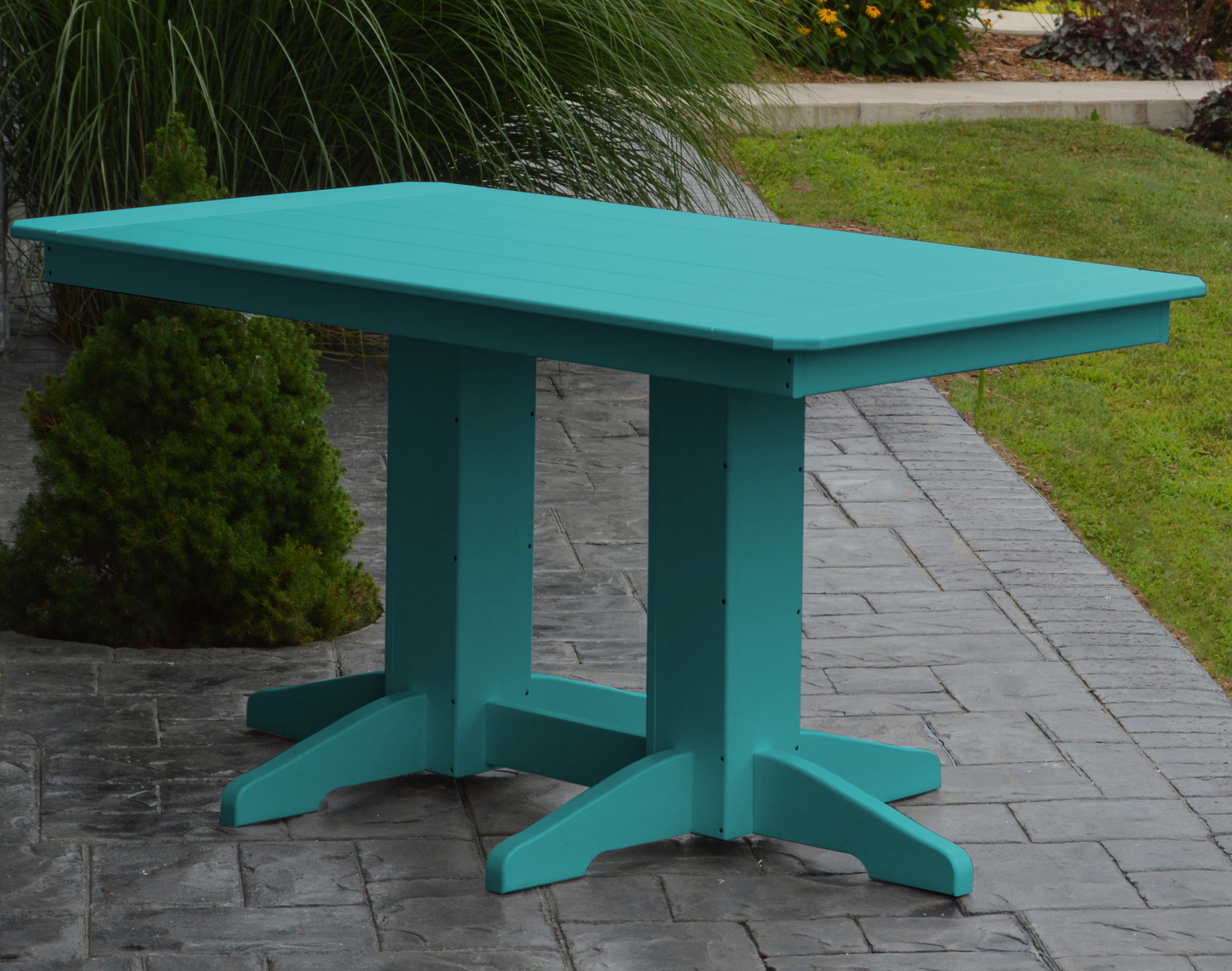 Bryton Park Poly Furniture Recycled Plastic 5' Dining Table (DINING HEIGHT) - LEAD TIME TO SHIP 10 BUSINESS DAYS