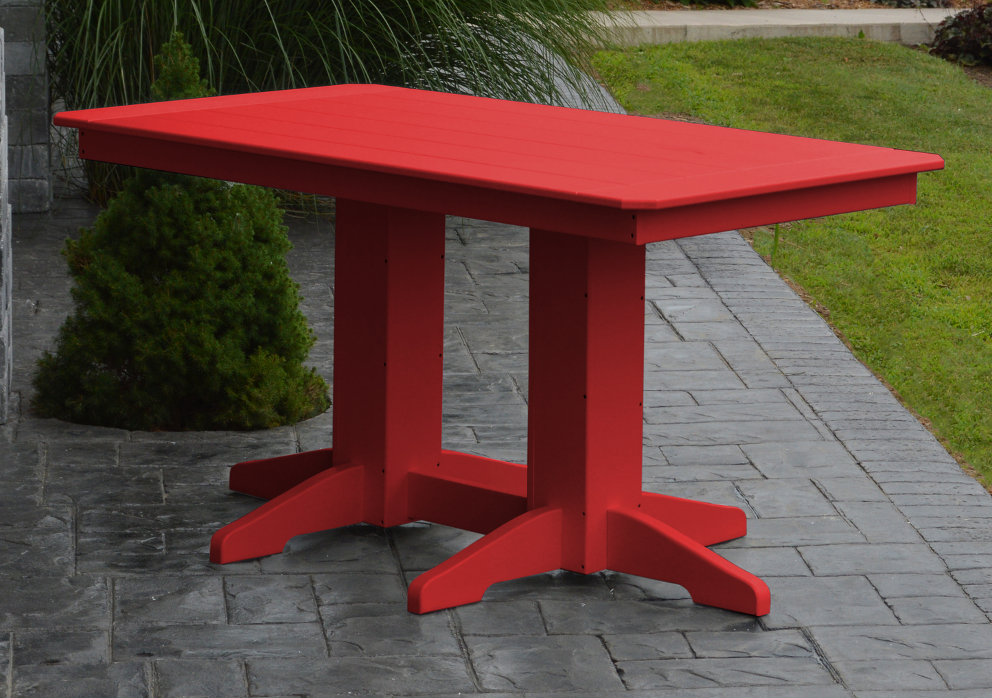 Bryton Park Poly Furniture Recycled Plastic 5' Dining Table (DINING HEIGHT) - LEAD TIME TO SHIP 10 BUSINESS DAYS