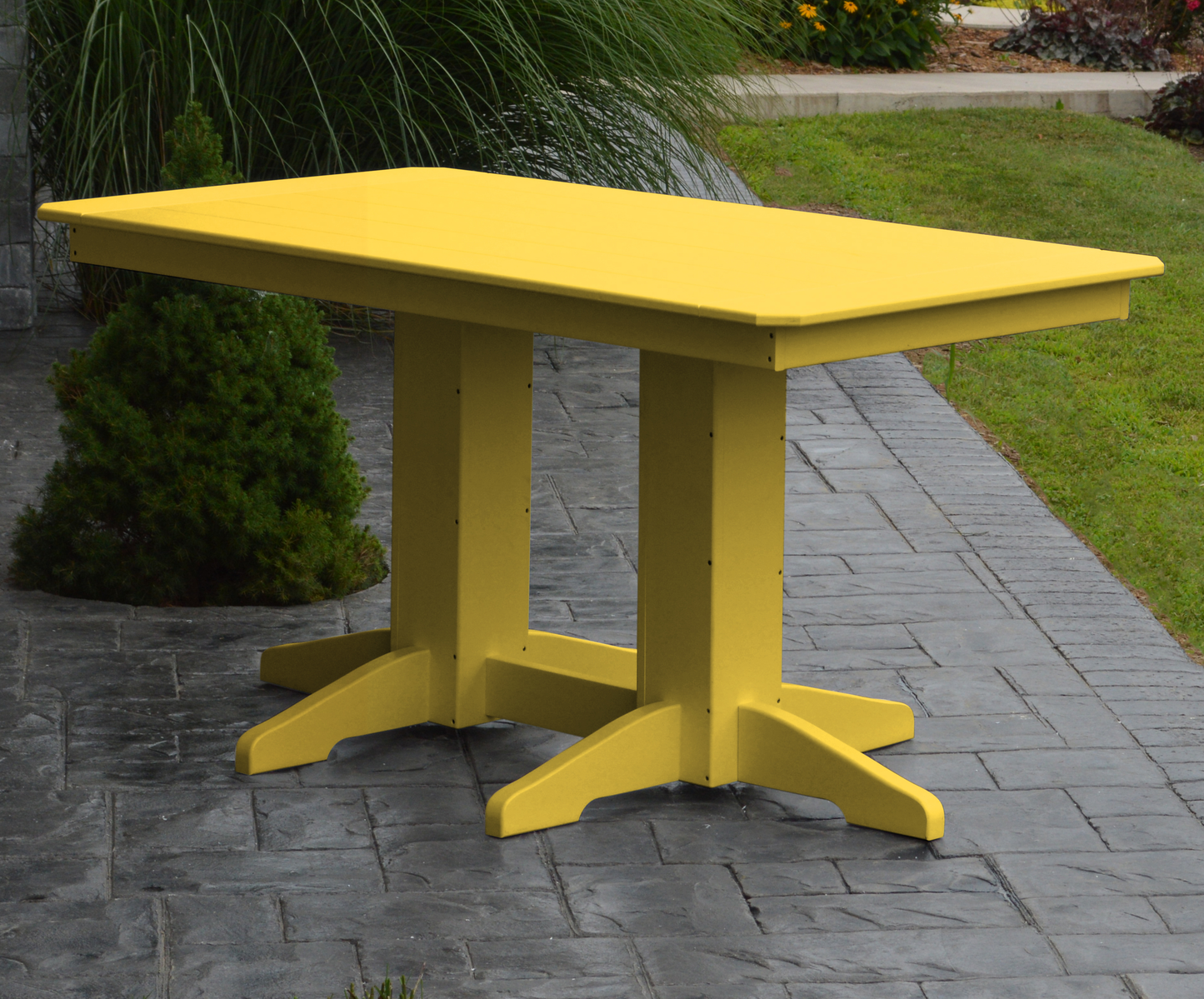 Bryton Park Poly Furniture Recycled Plastic 5' Dining Table (DINING HEIGHT) - LEAD TIME TO SHIP 10 BUSINESS DAYS