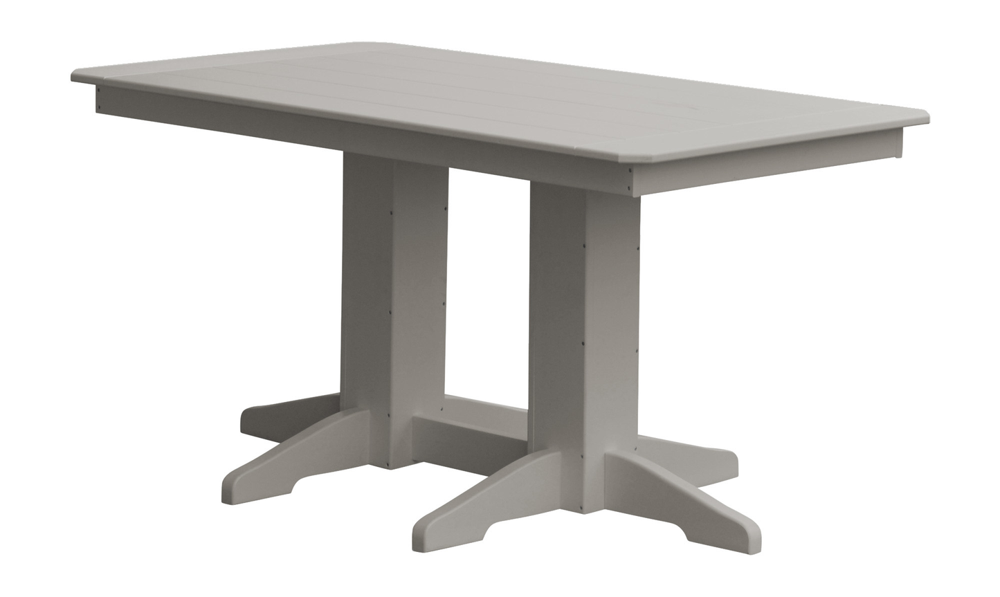 Bryton Park Poly Furniture Recycled Plastic 5' Dining Table (DINING HEIGHT) - LEAD TIME TO SHIP 10 BUSINESS DAYS