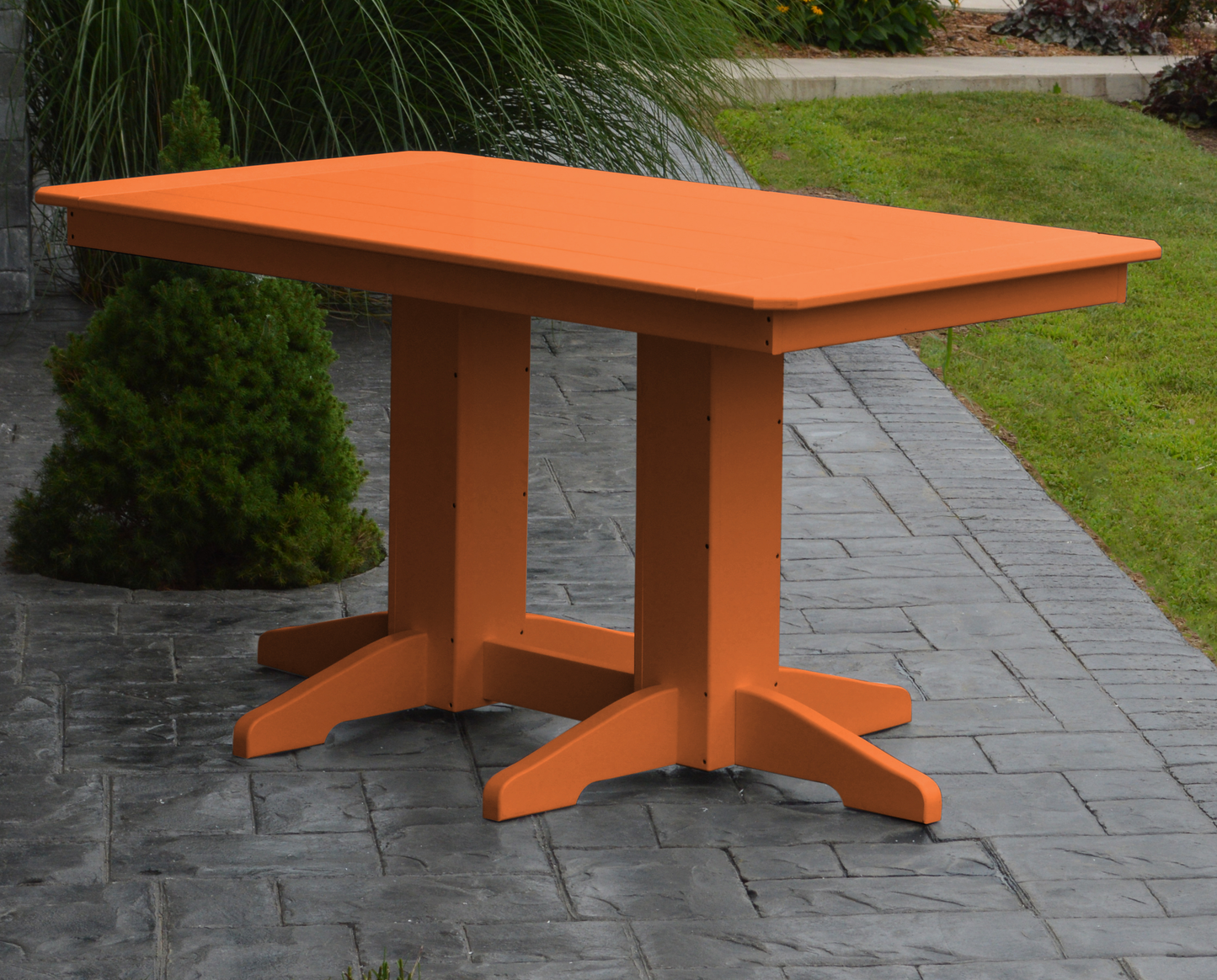 Bryton Park Poly Furniture Recycled Plastic 5' Dining Table (DINING HEIGHT) - LEAD TIME TO SHIP 10 BUSINESS DAYS