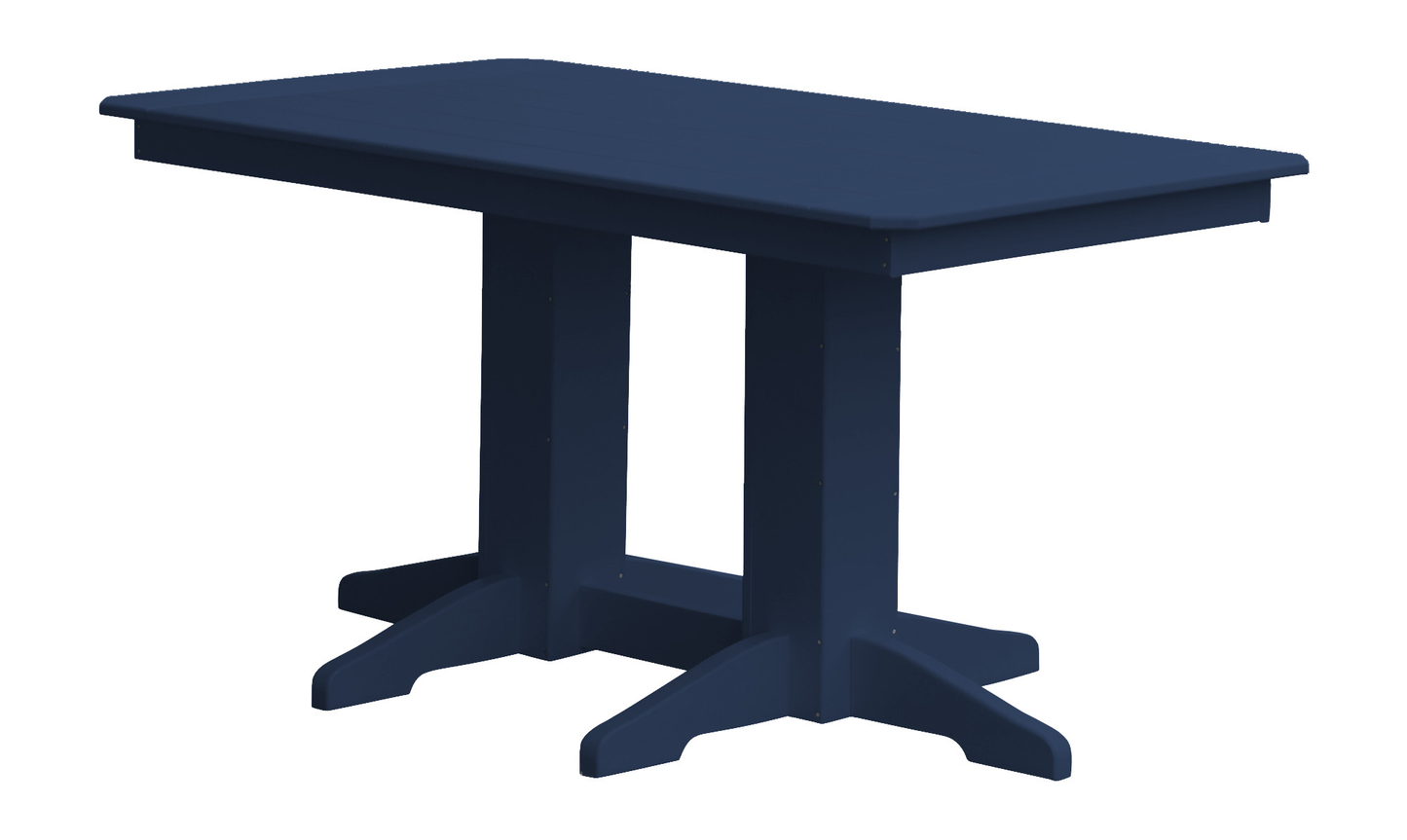 Bryton Park Poly Furniture Recycled Plastic 5' Dining Table (DINING HEIGHT) - LEAD TIME TO SHIP 10 BUSINESS DAYS