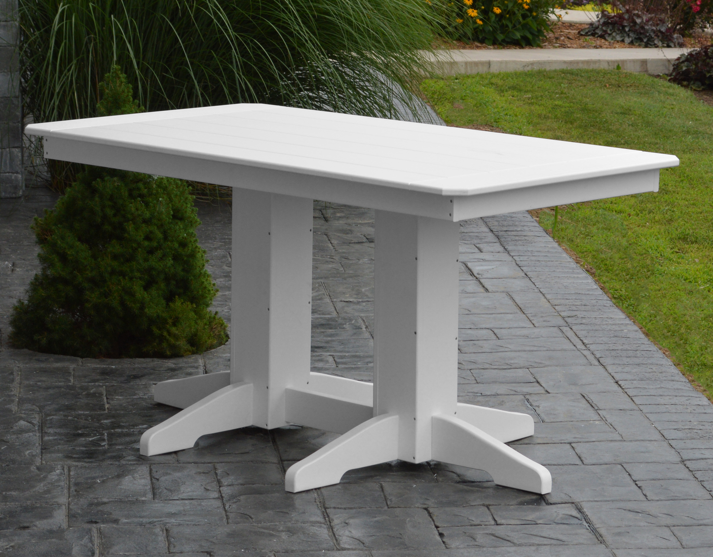 Bryton Park Poly Furniture Recycled Plastic 5' Dining Table (DINING HEIGHT) - LEAD TIME TO SHIP 10 BUSINESS DAYS