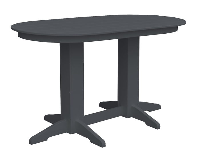 Poly Counter Table Poly 5' Oval Counter Table | Bryton Park Poly Furniture | – Rocking ...