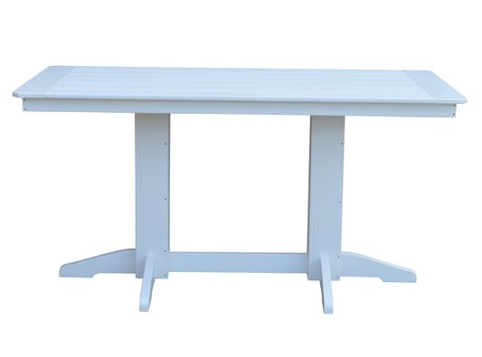 Bryton Park Poly Furniture Recycled Plastic 5' Rectangular Table (Counter Height) - LEAD TIME TO SHIP 10 BUSINESS DAYS