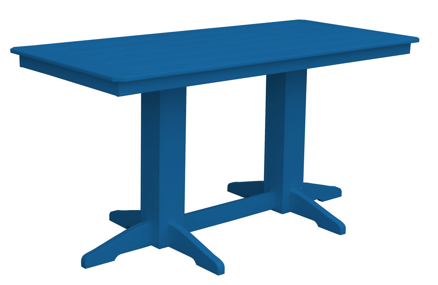 Bryton Park Poly Furniture Recycled Plastic 6' Rectangular Table (Counter Height) - LEAD TIME TO SHIP 3 WEEKS OR LESS