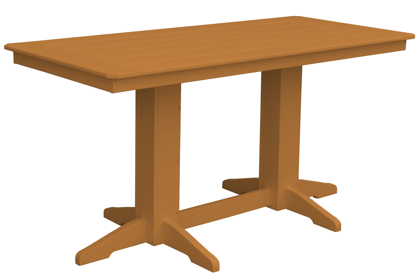 Bryton Park Poly Furniture Recycled Plastic 6' Rectangular Table (Counter Height) - LEAD TIME TO SHIP 3 WEEKS OR LESS