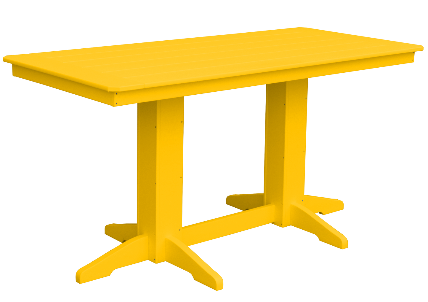 Bryton Park Poly Furniture Recycled Plastic 6' Rectangular Table (Counter Height) - LEAD TIME TO SHIP 3 WEEKS OR LESS