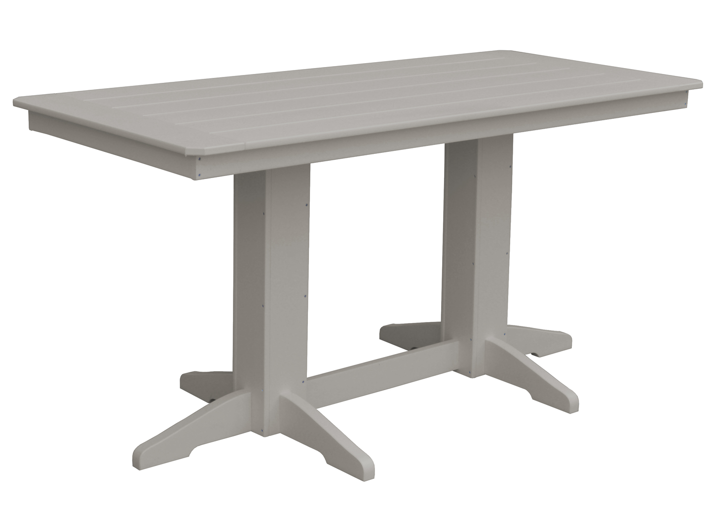 Bryton Park Poly Furniture Recycled Plastic 6' Rectangular Table (Counter Height) - LEAD TIME TO SHIP 3 WEEKS OR LESS
