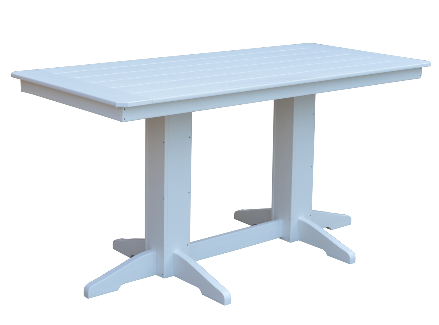 Bryton Park Poly Furniture Recycled Plastic 6' Rectangular Table (Counter Height) - LEAD TIME TO SHIP 3 WEEKS OR LESS