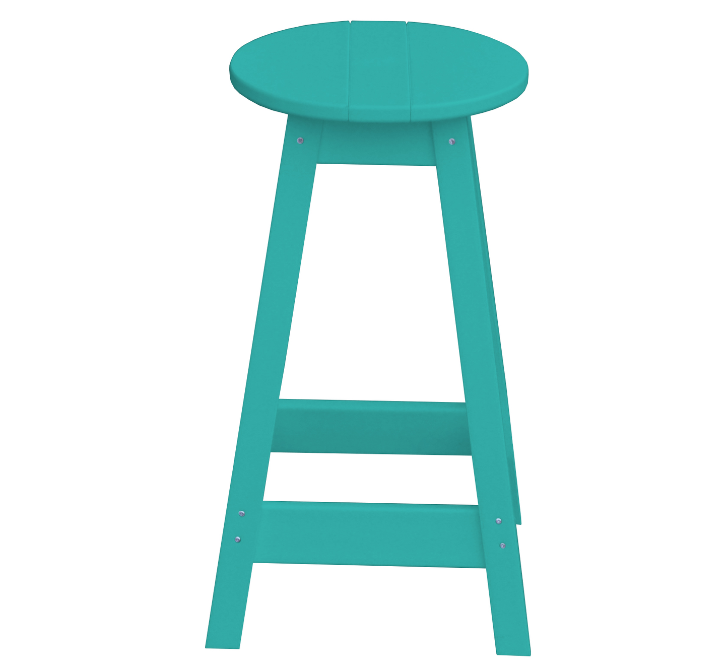 Bryton Park Poly Furniture Recycled Plastic Round Stool (Counter Height) - LEAD TIME TO SHIP 3 WEEKS OR LESS