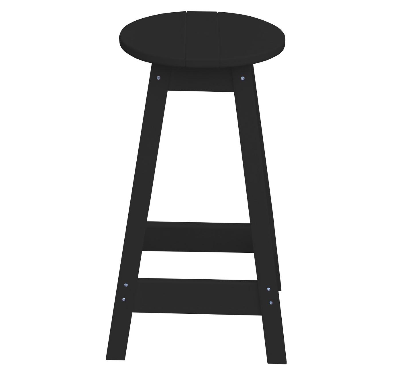 Bryton Park Poly Furniture Recycled Plastic Round Stool (Counter Height) - LEAD TIME TO SHIP 3 WEEKS OR LESS