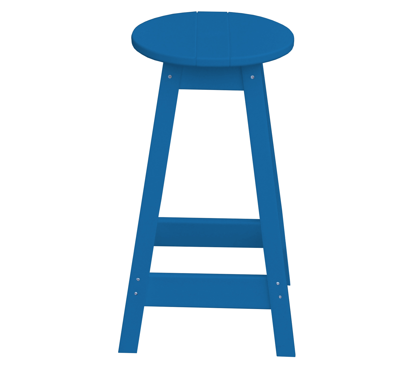Bryton Park Poly Furniture Recycled Plastic Round Stool (Counter Height) - LEAD TIME TO SHIP 3 WEEKS OR LESS