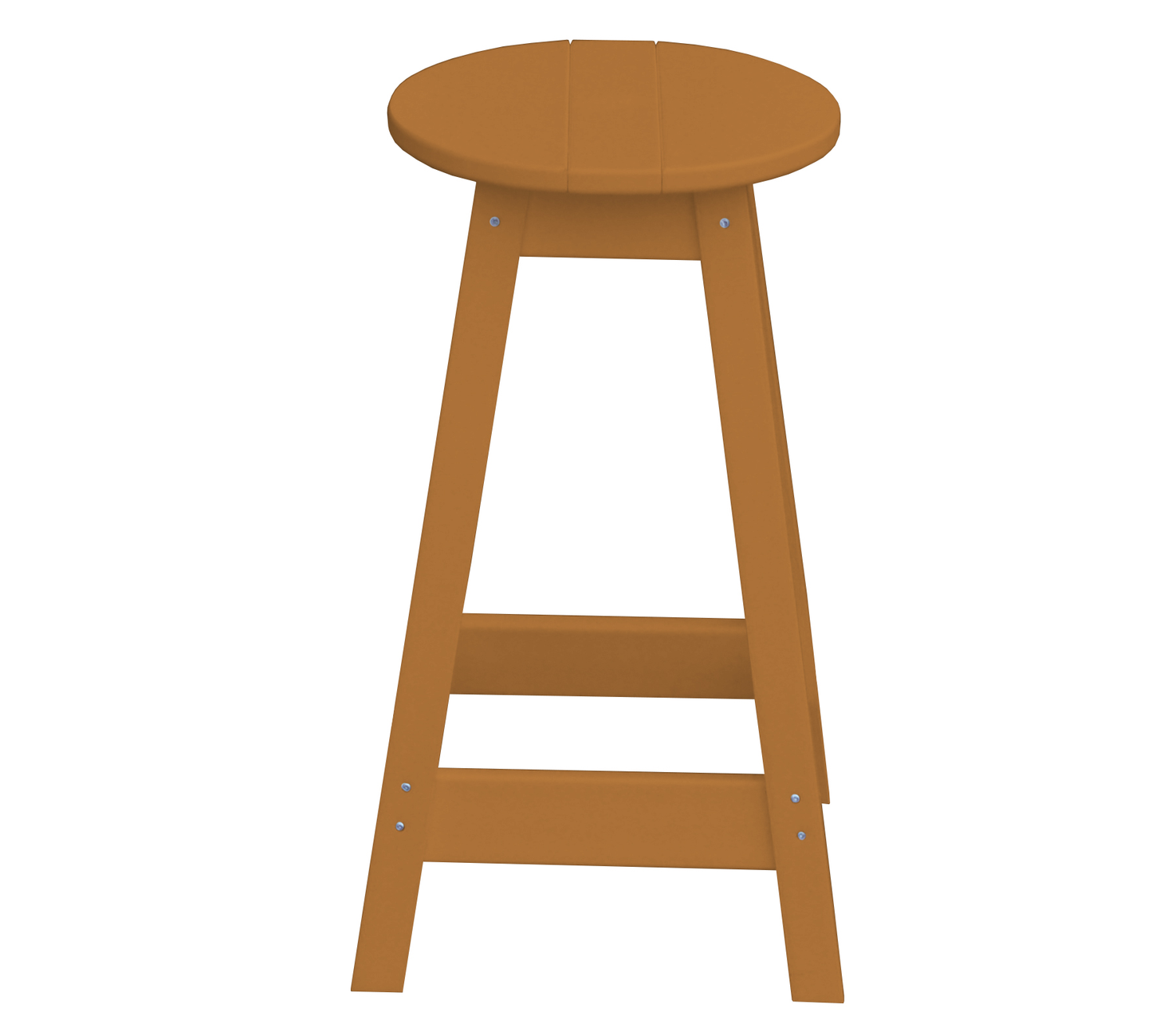 Bryton Park Poly Furniture Recycled Plastic Round Stool (Counter Height) - LEAD TIME TO SHIP 3 WEEKS OR LESS