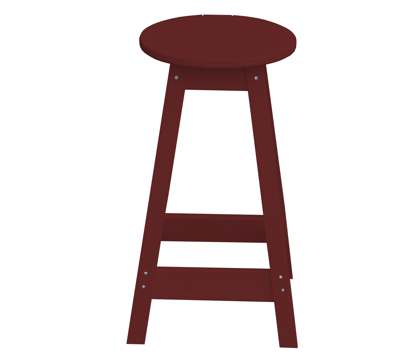 Bryton Park Poly Furniture Recycled Plastic Round Stool (Counter Height) - LEAD TIME TO SHIP 3 WEEKS OR LESS