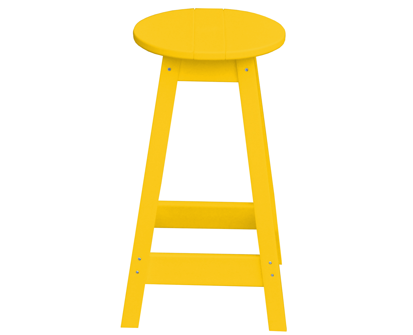 Bryton Park Poly Furniture Recycled Plastic Round Stool (Counter Height) - LEAD TIME TO SHIP 3 WEEKS OR LESS