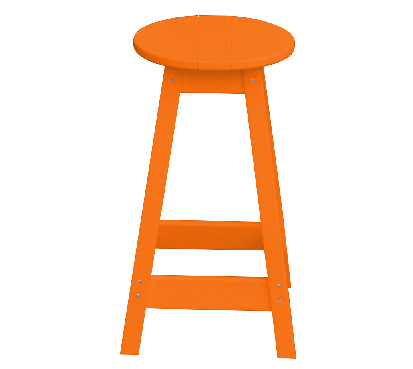 Bryton Park Poly Furniture Recycled Plastic Round Stool (Counter Height) - LEAD TIME TO SHIP 3 WEEKS OR LESS