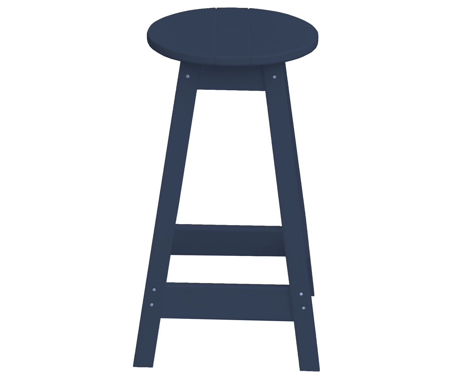 Bryton Park Poly Furniture Recycled Plastic Round Stool (Counter Height) - LEAD TIME TO SHIP 3 WEEKS OR LESS