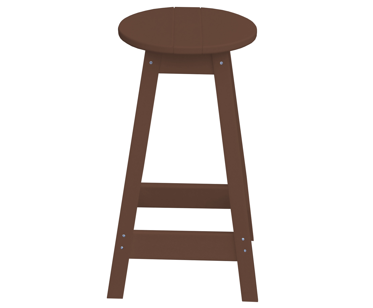 Bryton Park Poly Furniture Recycled Plastic Round Stool (Counter Height) - LEAD TIME TO SHIP 3 WEEKS OR LESS