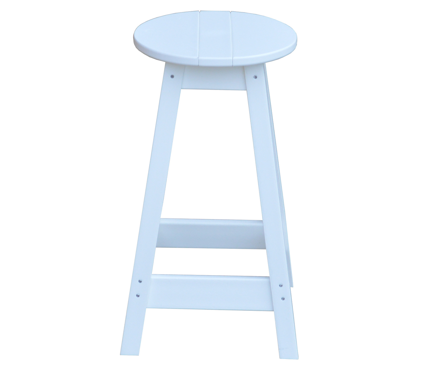 Bryton Park Poly Furniture Recycled Plastic Round Stool (Counter Height) - LEAD TIME TO SHIP 3 WEEKS OR LESS