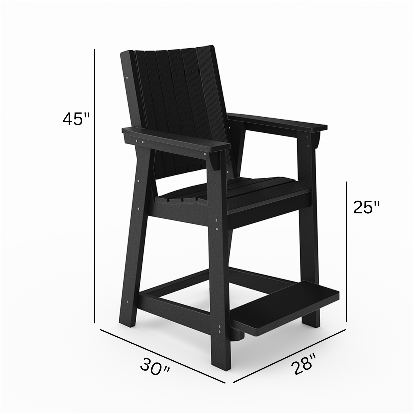 Sopoly Callaway Recycled Plastic Counter Chair (COUNTER HEIGHT) - LEAD TIME TO SHIP 5 BUSINESS DAYS OR LESS