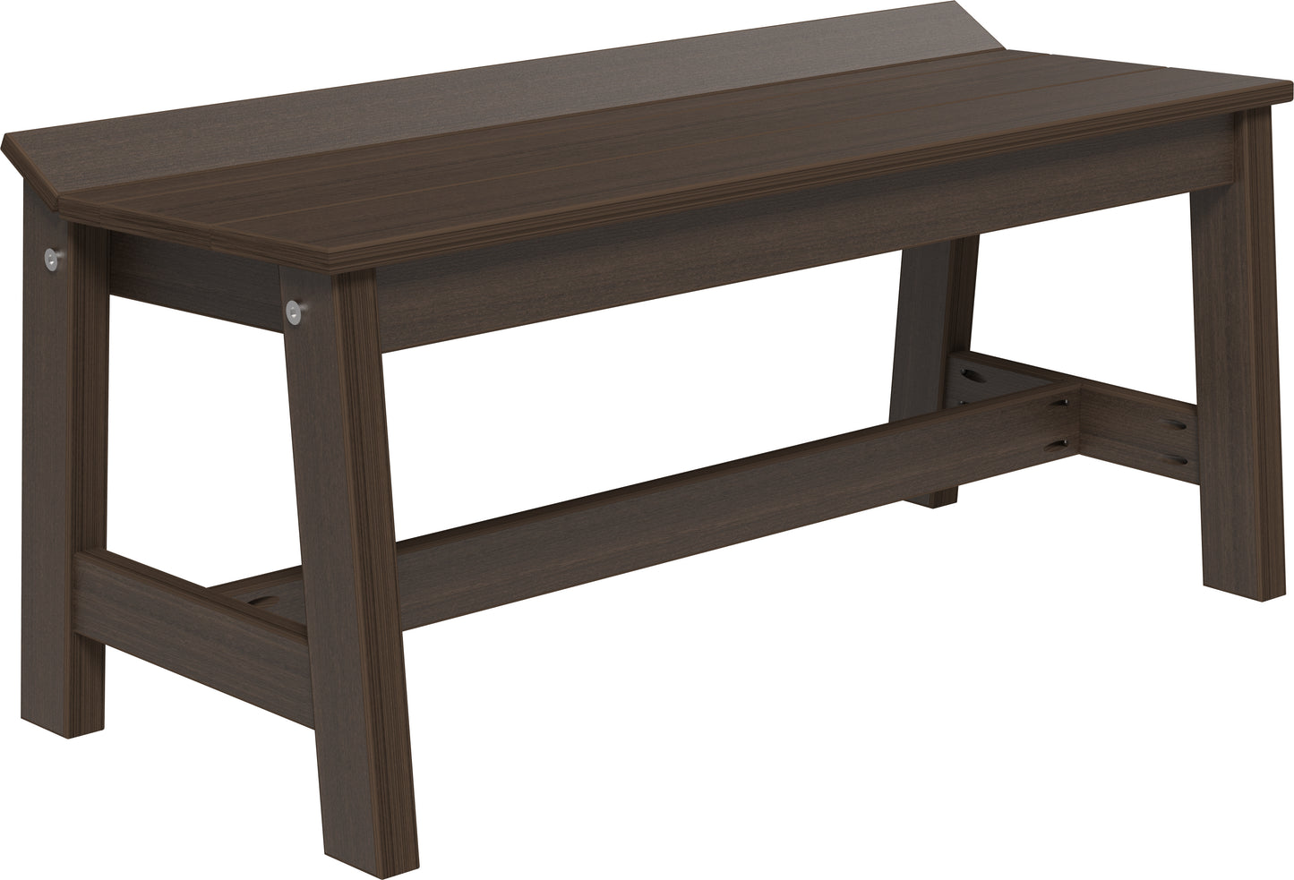 LuxCraft Recycled Plastic 41" Café Dining Bench (DINING HEIGHT) - LEAD TIME TO SHIP 3 TO 4 WEEKS