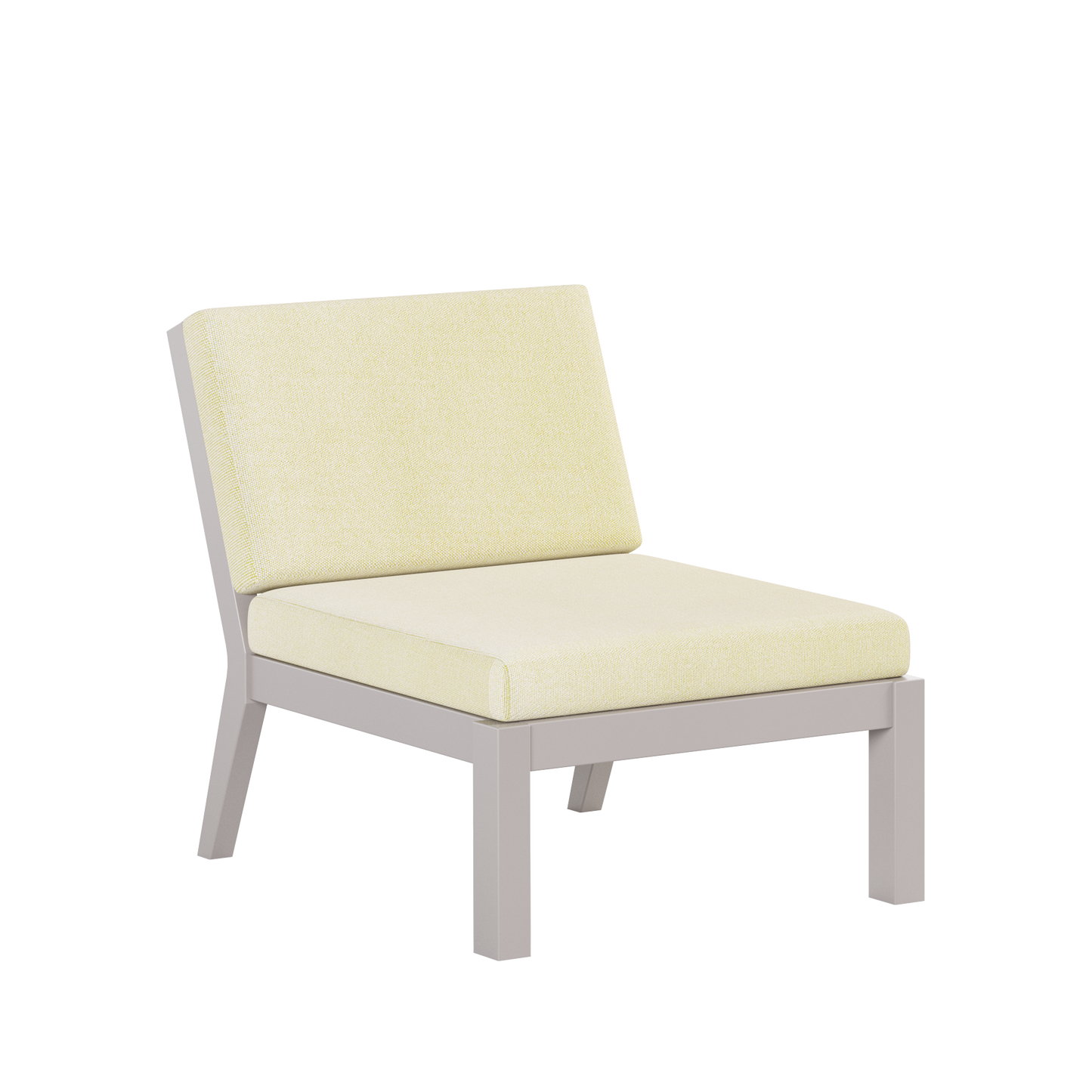 Polybird P103 Breeze Deep Seat Sectional Piece Center Chair - LEAD TIME TO SHIP 5 BUSINESS DAYS OR LESS