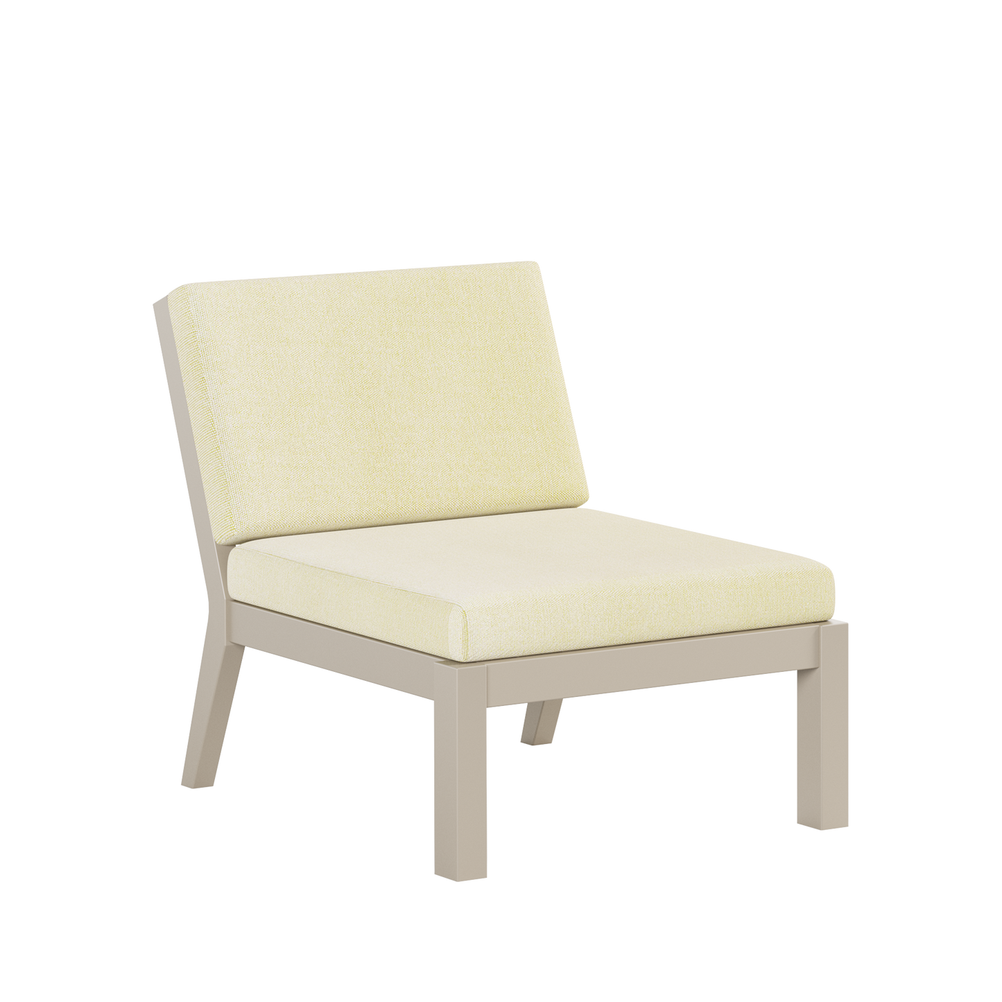 Polybird P103 Breeze Deep Seat Sectional Piece Center Chair - LEAD TIME TO SHIP 5 BUSINESS DAYS OR LESS