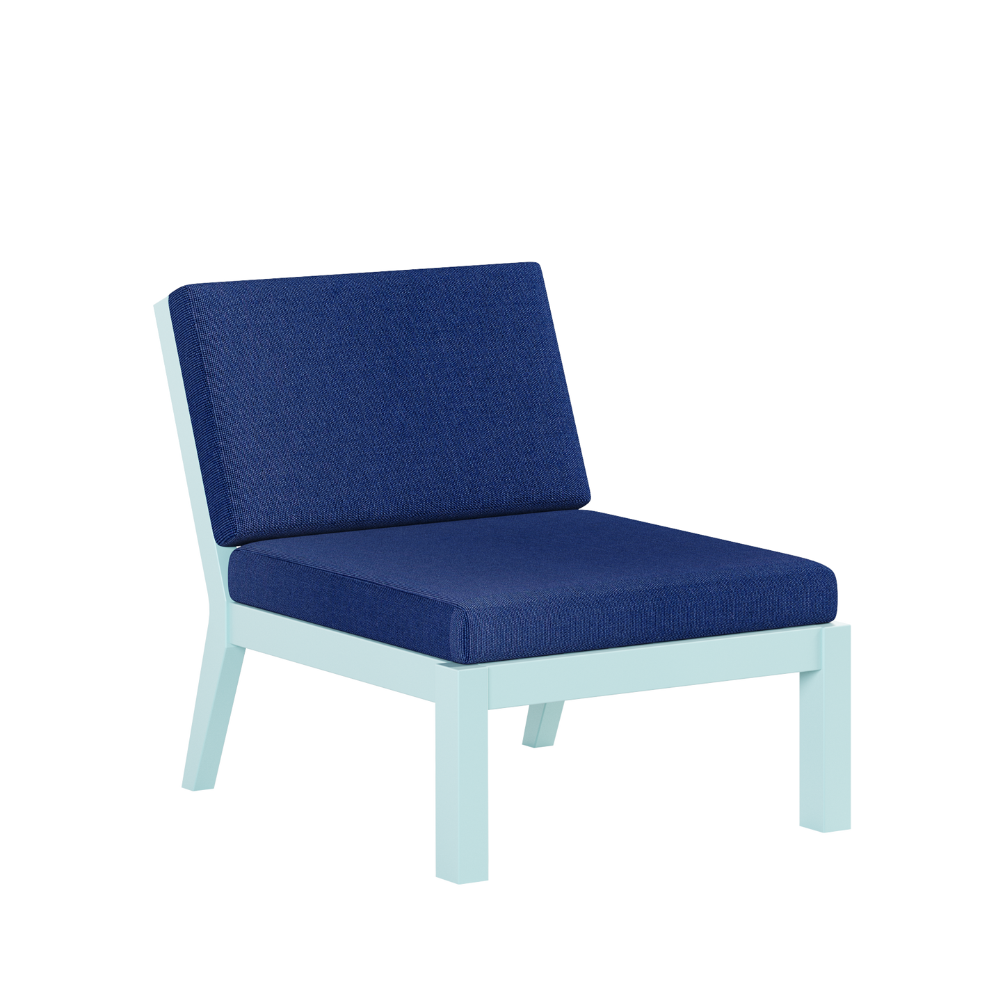 Polybird P103 Breeze Deep Seat Sectional Piece Center Chair - LEAD TIME TO SHIP 5 BUSINESS DAYS OR LESS