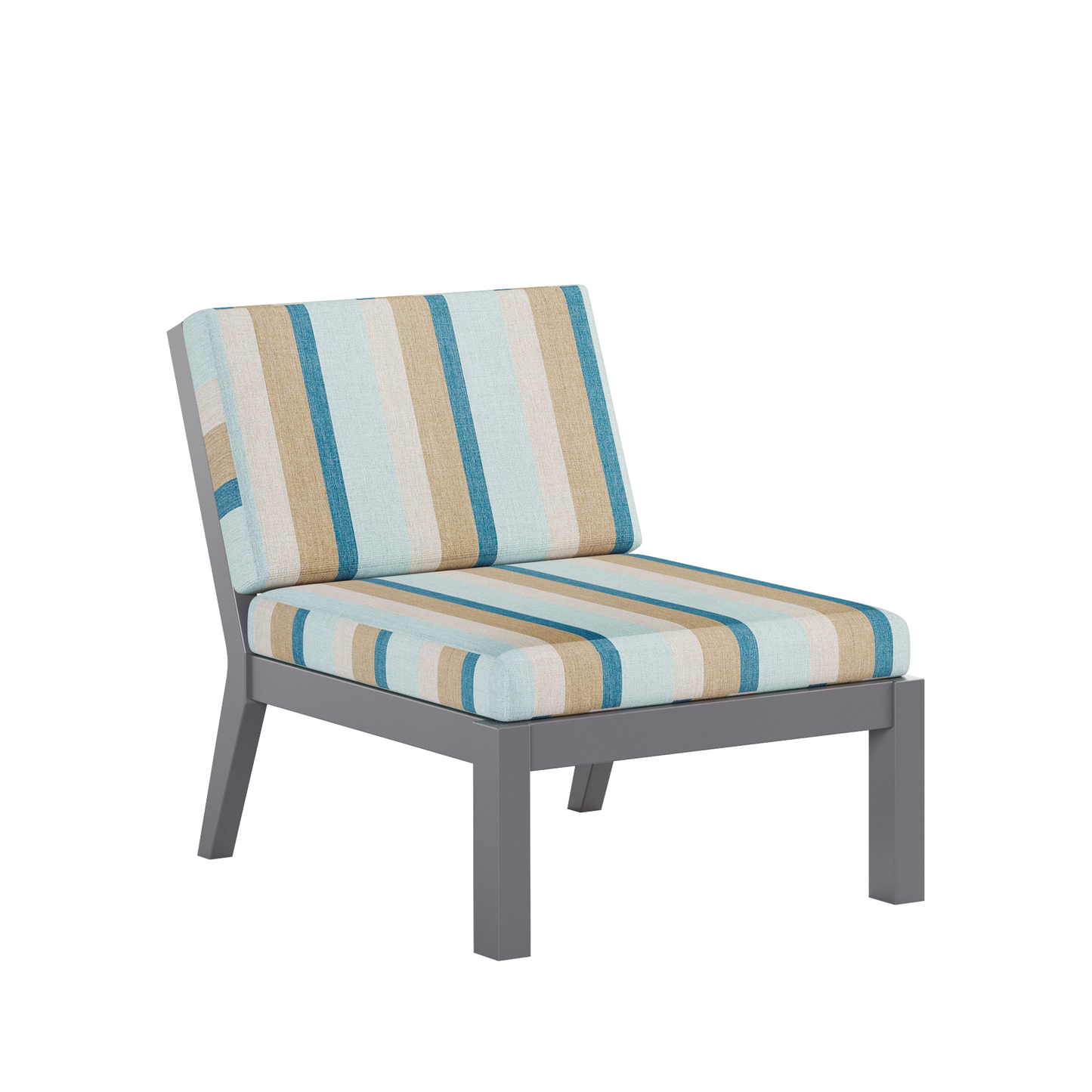 Polybird P103 Breeze Deep Seat Sectional Piece Center Chair - LEAD TIME TO SHIP 5 BUSINESS DAYS OR LESS