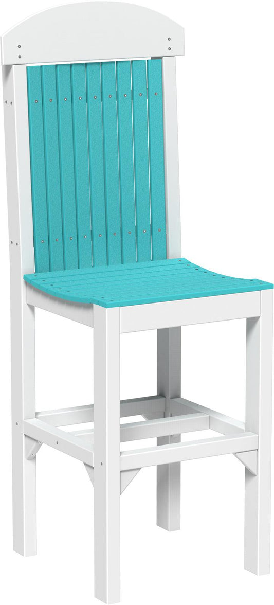 LuxCraft Recycled Plastic Classic Side Chair (BAR HEIGHT) - LEAD TIME TO SHIP 3 TO 4 WEEKS