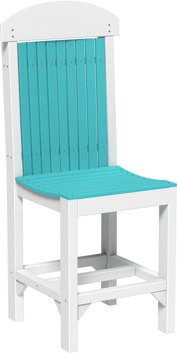 LuxCraft Recycled Plastic Classic Side Chair (COUNTER HEIGHT) - LEAD TIME TO SHIP 3 TO 4 WEEKS