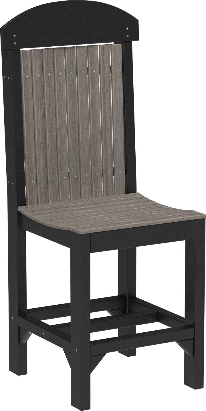 LuxCraft Recycled Plastic Classic Side Chair (COUNTER HEIGHT) - LEAD TIME TO SHIP 3 TO 4 WEEKS