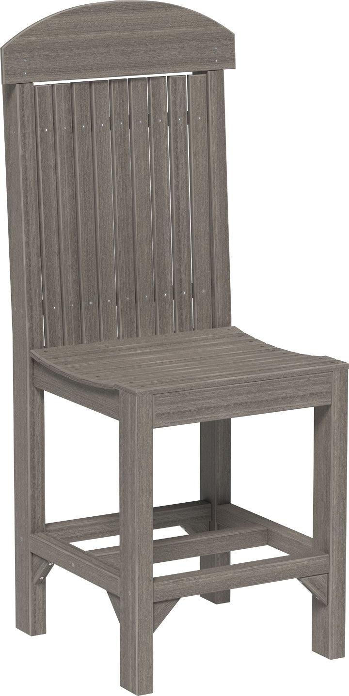 LuxCraft Recycled Plastic Classic Side Chair (COUNTER HEIGHT) - LEAD TIME TO SHIP 3 TO 4 WEEKS