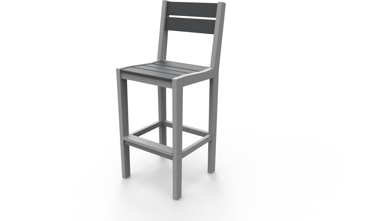 Seaside Casual Recycled Plastic Coastline Cafe Bar Chair (BAR HEIGHT) - LEAD TIME TO SHIP 2 TO 4 WEEKS