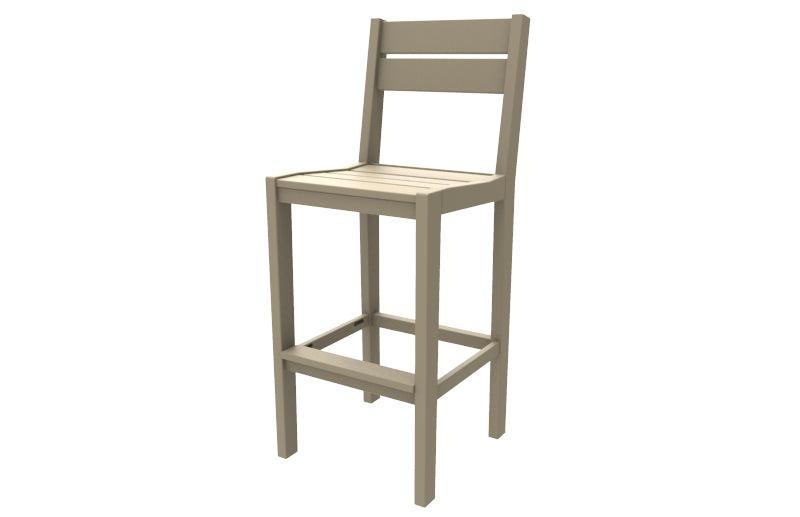 Seaside Casual Recycled Plastic Coastline Cafe Bar Chair (BAR HEIGHT) - LEAD TIME TO SHIP 2 TO 4 WEEKS
