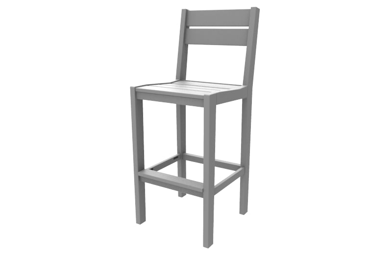 Seaside Casual Recycled Plastic Coastline Cafe Bar Chair (BAR HEIGHT) - LEAD TIME TO SHIP 2 TO 4 WEEKS