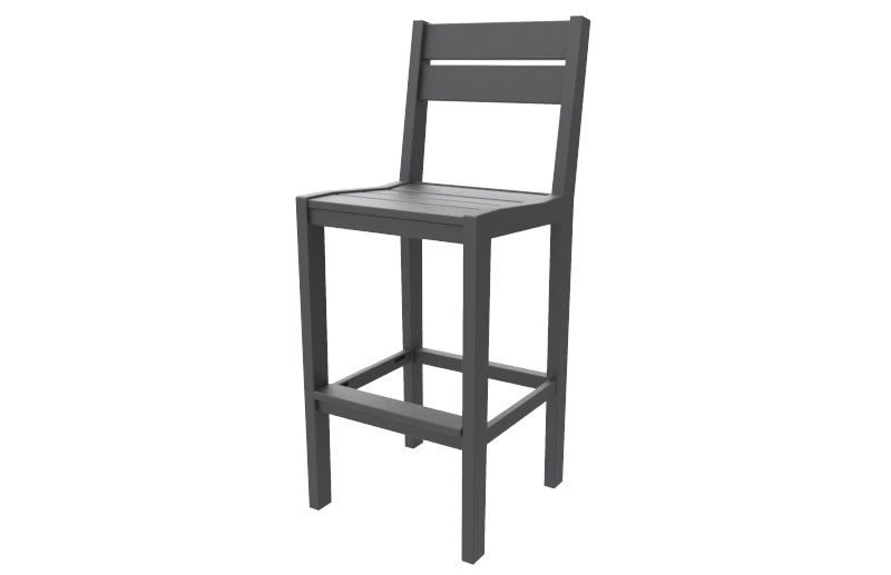 Seaside Casual Recycled Plastic Coastline Cafe Bar Chair (BAR HEIGHT) - LEAD TIME TO SHIP 2 TO 4 WEEKS