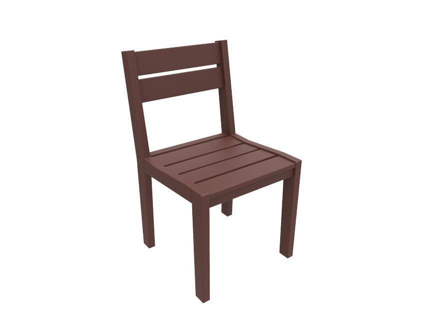 Seaside Casual Recycled Plastic Coastline Café Dining Chair - LEAD TIME TO SHIP 2 TO 4 WEEKS