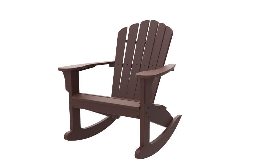 Seaside Casual Recycled Plastic Coastline Harbor View Rocking Chair - LEAD TIME TO SHIP 2 TO 4 WEEKS