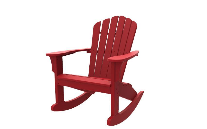 Seaside Casual Recycled Plastic Coastline Harbor View Rocking Chair - LEAD TIME TO SHIP 2 TO 4 WEEKS