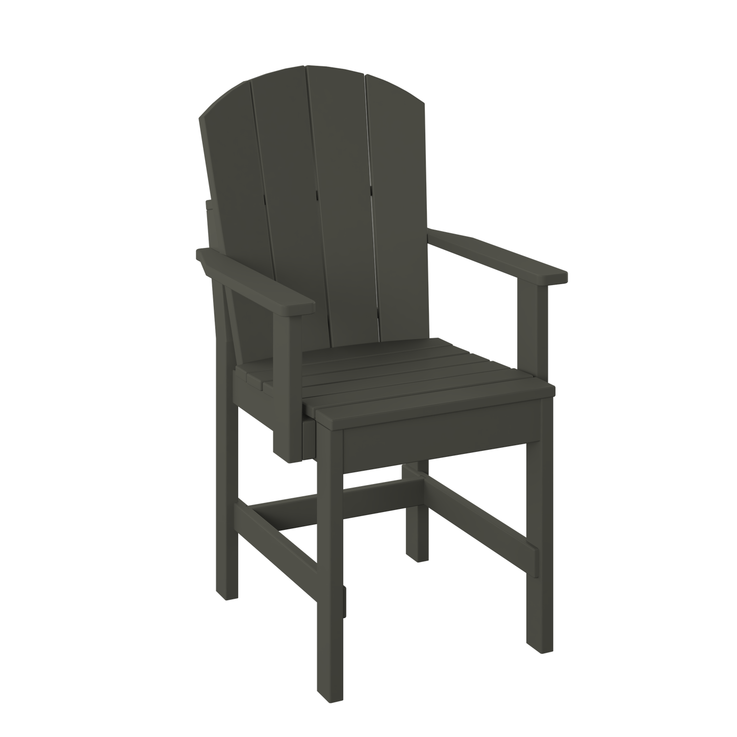 Polybird P8-R Fanback Dining Chair (DINING HEIGHT) - LEAD TIME TO SHIP 5 BUSINESS DAYS OR LESS