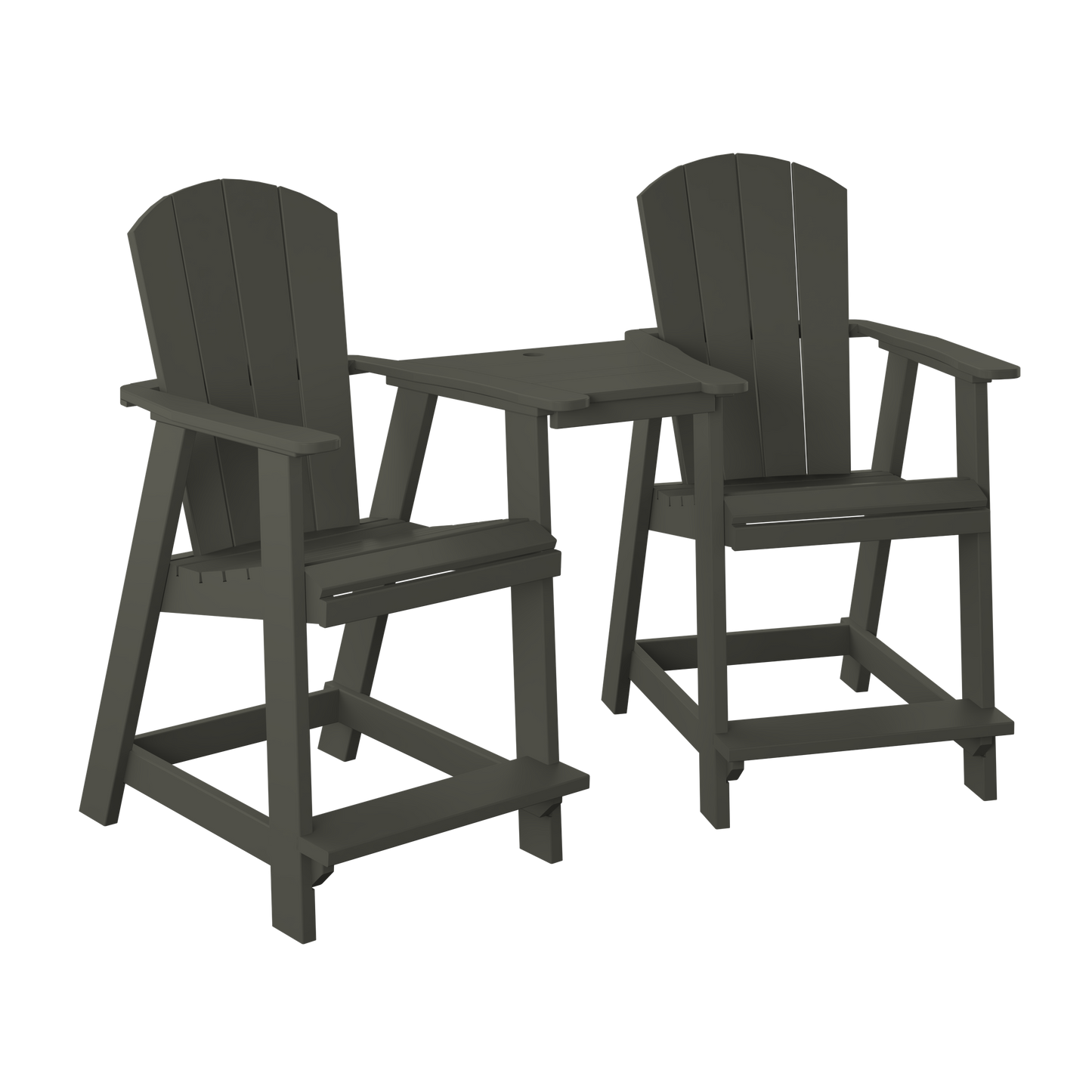 Polybird P6 Tete-A-Tete Table Set (COUNTER HEIGHT) - LEAD TIME TO SHIP 7 BUSINESS DAYS OR LESS