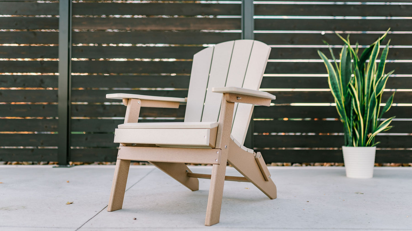 Polybird P3 Folding Adirondack - LEAD TIME TO SHIP 5 BUSINESS DAYS OR LESS