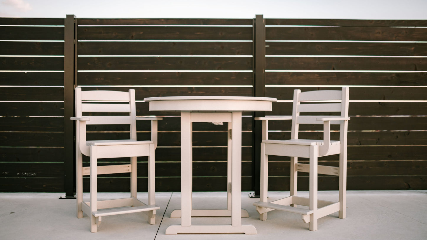 Polybird P17-C 33" Round Counter Table (COUNTER HEIGHT) - LEAD TIME TO SHIP 5 BUSINESS DAYS OR LESS