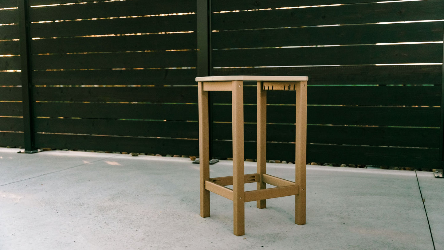 Polybird P50 Balcony End Table (PAIRS WITH COUNTER HEIGHT CHAIRS) - LEAD TIME TO SHIP 7 BUSINESS DAYS OR LESS