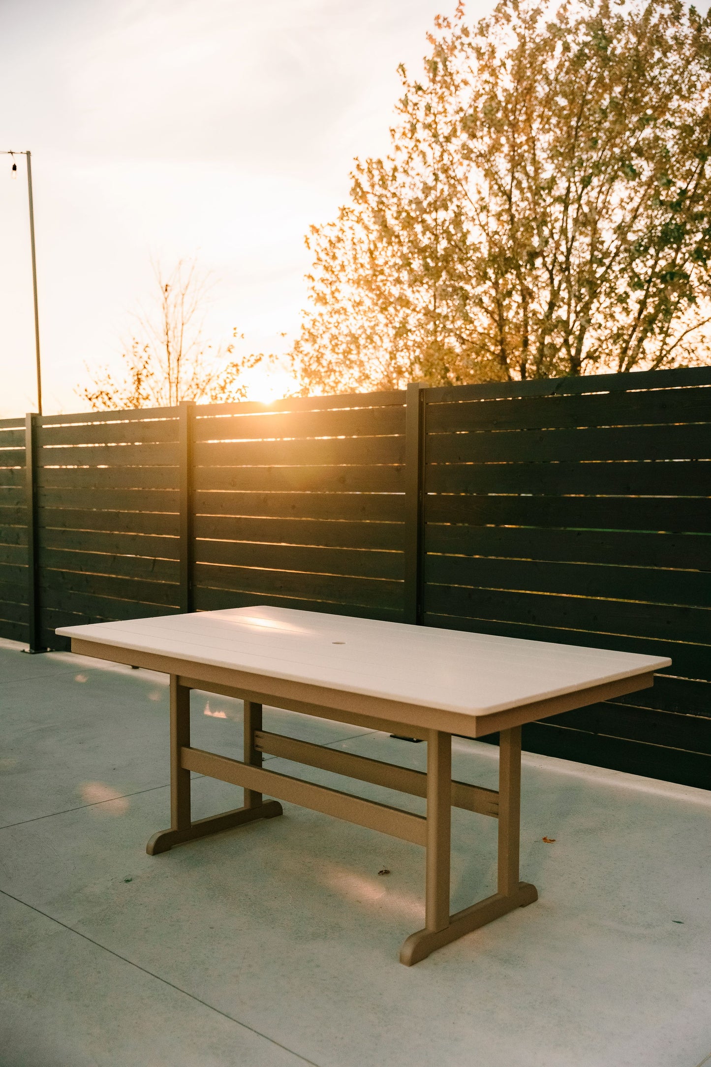 Polybird P19-R 38" X 64" Dining Table (DINING HEIGHT) - LEAD TIME TO SHIP 5 BUSINESS DAYS OR LESS