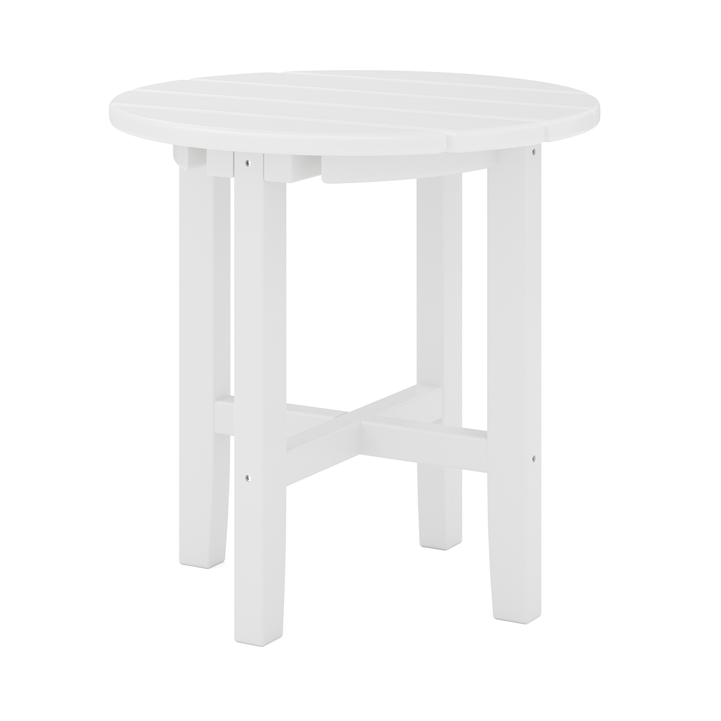 Sopoly 18" Recycled Plastic Classic Round Side Table - LEAD TIME TO SHIP 5 BUSINESS DAYS OR LESS