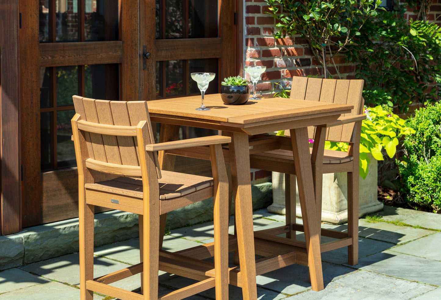 Seaside Casual Recycled Plastic MAD Balcony Table 33" x 33" - LEAD TIME TO SHIP 2 TO 4 WEEKS